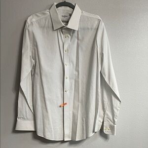 Men's Classic White Dress Shirt